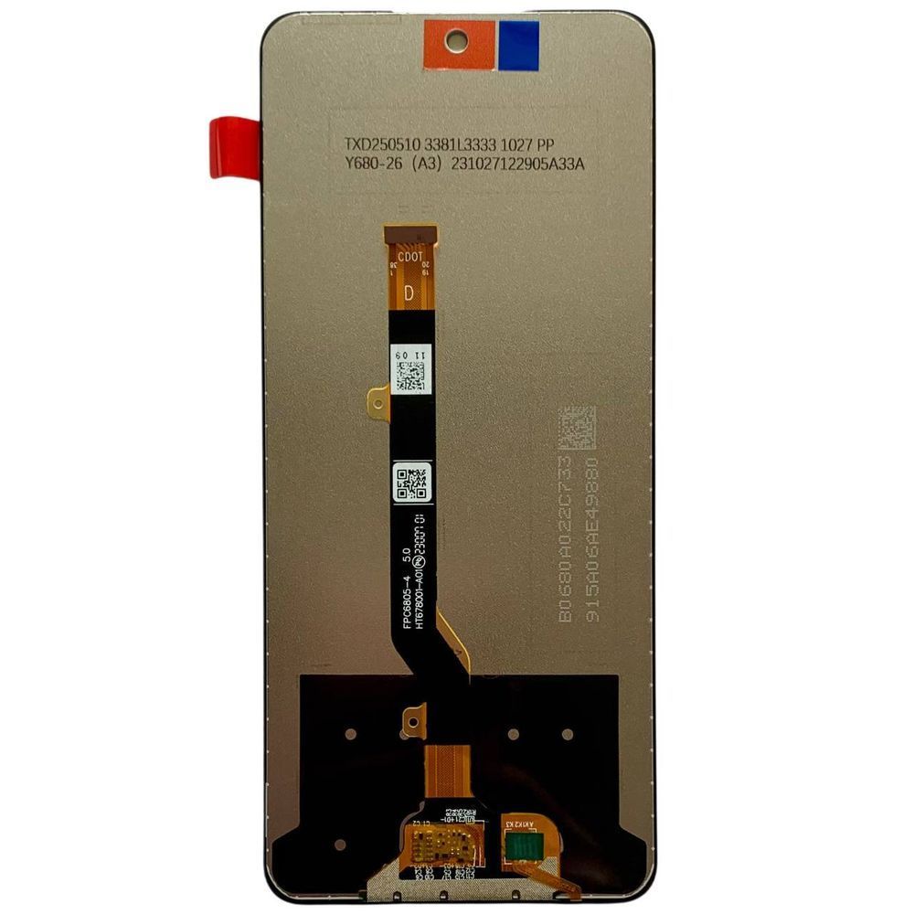 Дисплей для Tecno Camon 18P (CH7n, CH7) з чорним тачскріном, Original (PRC) (ver. TXD) 556853_8 фото
