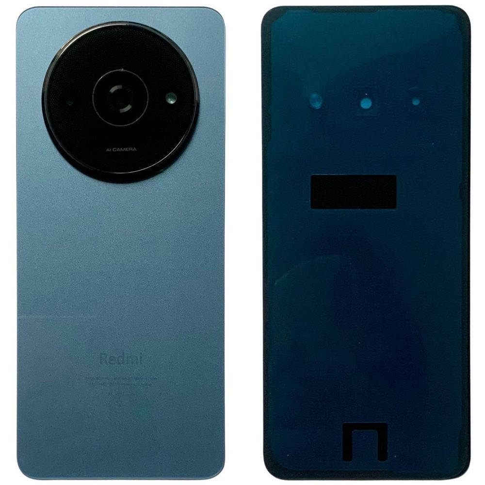 Задня кришка Xiaomi Redmi A3 blue (зі склом камери) 0712400 фото
