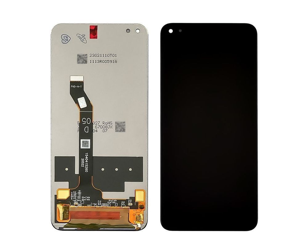 Дисплей для Huawei Nova 8i (NEN-LX1, NEN-L22), Honor 50 Lite, Honor X20 (NTN-L22) з чорним тачскріном 39540 фото