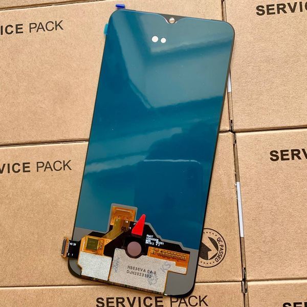 Дисплей для OnePlus 7 (GM1901, GM1900, GM1905, GM1903) з чорним тачскріном, OLED 355166 фото