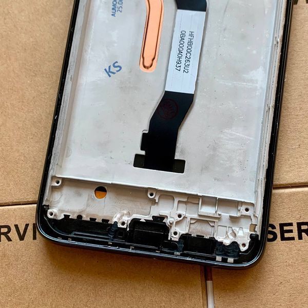 Дисплей для Xiaomi RedMi Note 8 Pro з чорним тачскріном та чорною корпусною рамкою, Original (PRC) 9860580 фото