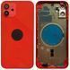 Корпус для iPhone 12 Red в зборі з тримачем SIM та кнопками, ver. USA, Original (China) 105613 фото