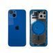 Корпус для iPhone 13 Mini Blue в зборі з тримачем SIM та кнопками, USA 1408575 фото